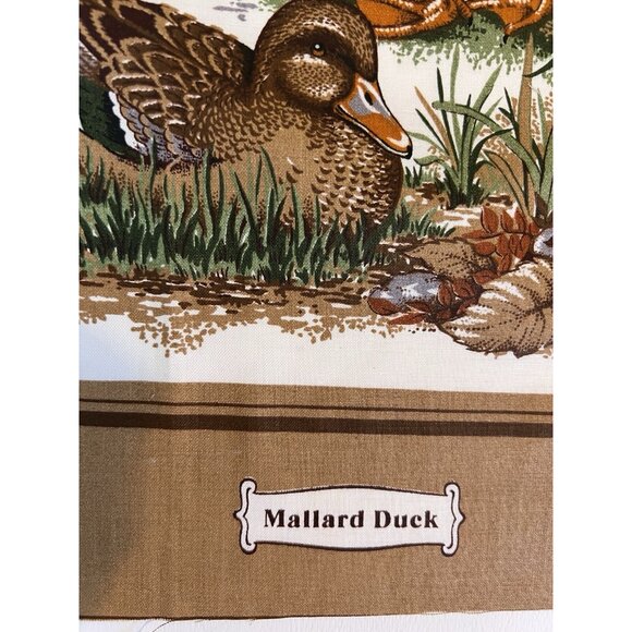 Cranston 3 Panel Fabric Wildlife Bird Mallard Duck Ruffed Grouse Gray Partridge - Picture 10 of 14